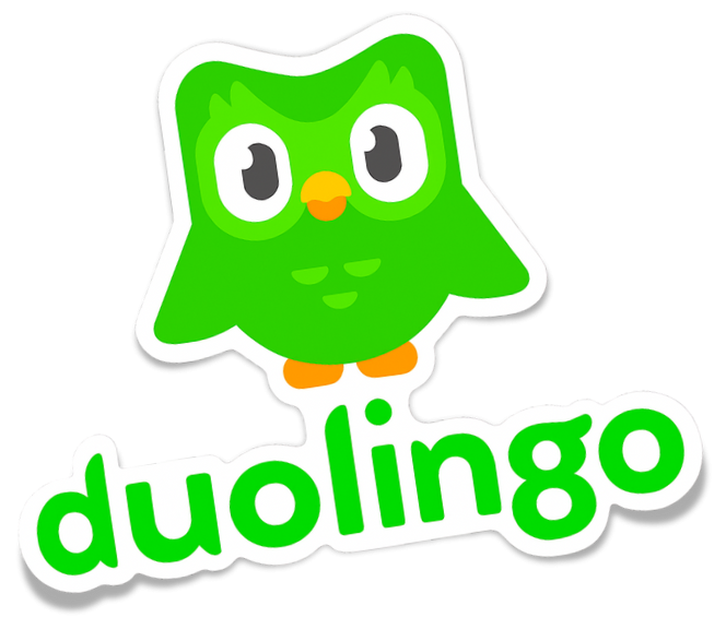 duolingo logo sticker