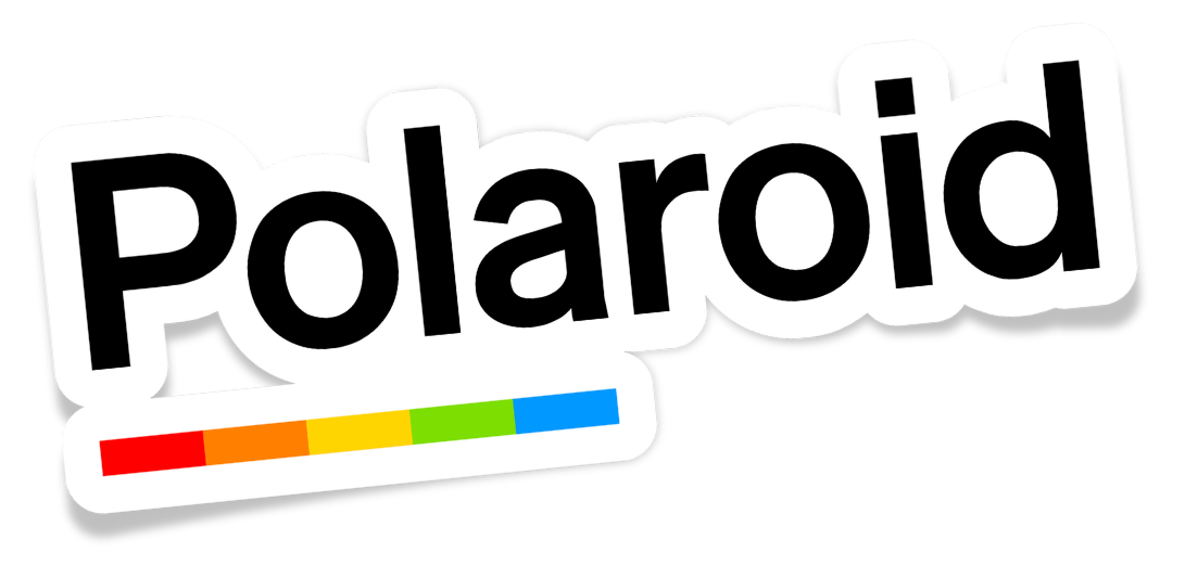 polaroid logo sticker